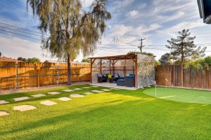 Large yard