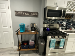 Coffee bar in Kitchen